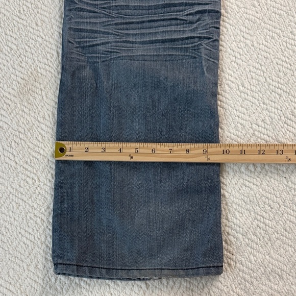 Vintage Old Skool Blue Men's Straight Jeans Size 36 - Picture 11 of 11